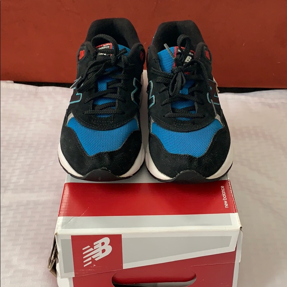 Blue and Red New Balance 580’s